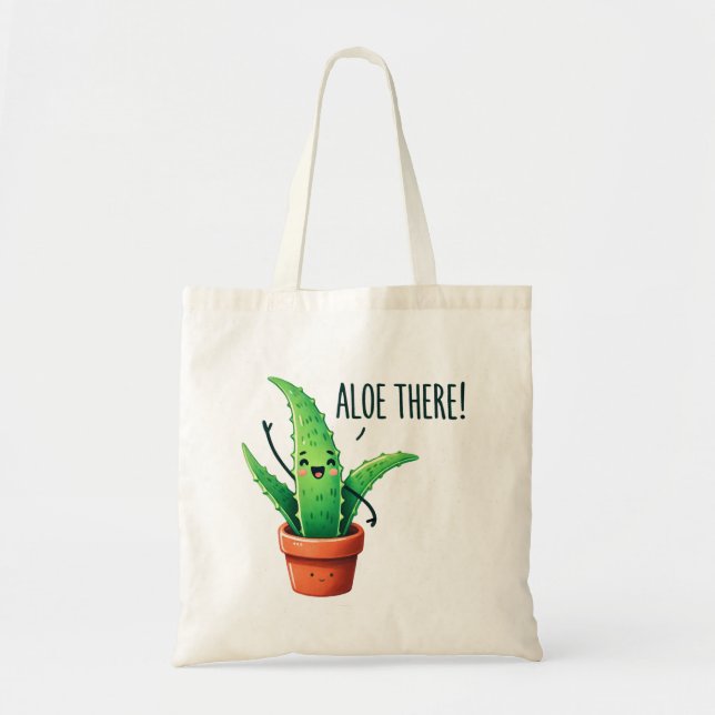 Aloe Là ! Sac fourre-tout Plante du Cute Aloe Vera (Devant)