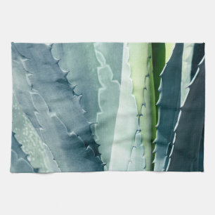 Aloe - Macro Fine Art Photograph Kitchen Towel