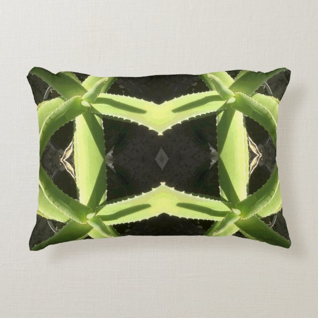 Aloe Pattern 3h Decorative Pillow (Front)