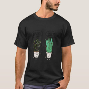 Aloe Vera Thymian Talking Cute Gardener Planting T-Shirt
