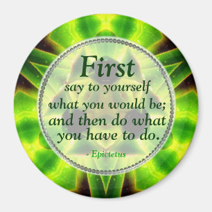 Aloe vert - Magnet de motivation