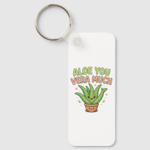 Aloe You Vera Much Keychain