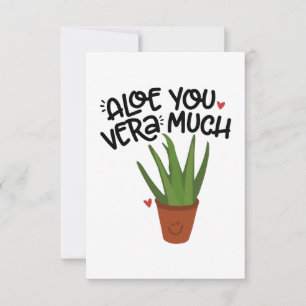 Aloe you very much invitation