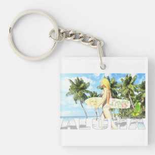 Aloha 01 keychain