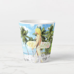 Aloha 01 latte mug