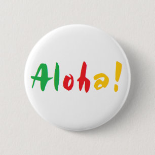 aloha 2 inch round button