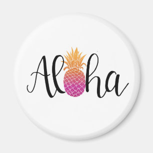 Aloha Aineappy Magnet