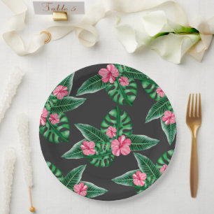 Aloha Baby Shower Paper Plate