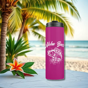 Aloha Bass-Hawaiian Pink Thermal Tumbler