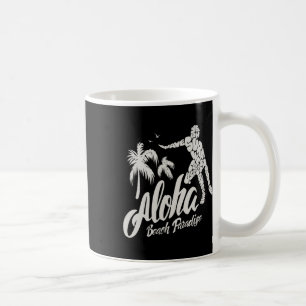 Aloha Beach Paradise Surf Surfing  Coffee Mug