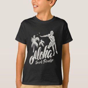 Aloha Beach Paradise Surf Surfing T-Shirt