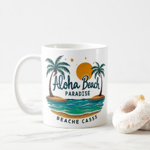 Aloha Beach Paradise: Your Tropical Escape Awaits Coffee Mug