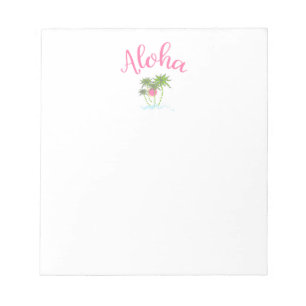 Aloha Beaches Hawaiian Style Summera Notepad