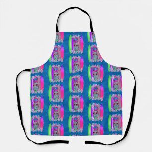 Aloha Beaches Summer Surfing Pineapple Apron