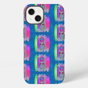 Aloha Beaches Summer Surfing Pineapple iPhone 13 Case