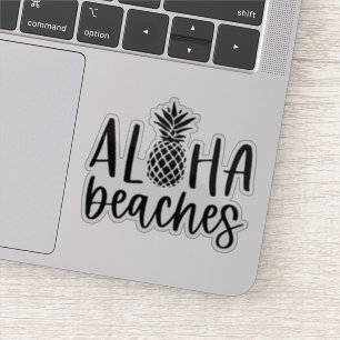 Aloha Beaches Tropical Summer Pineapple