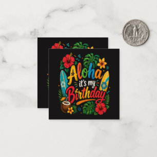 Aloha Birthday Hibiscus Hawaii Card