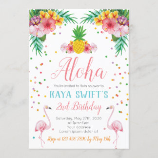 Aloha Birthday Invitation