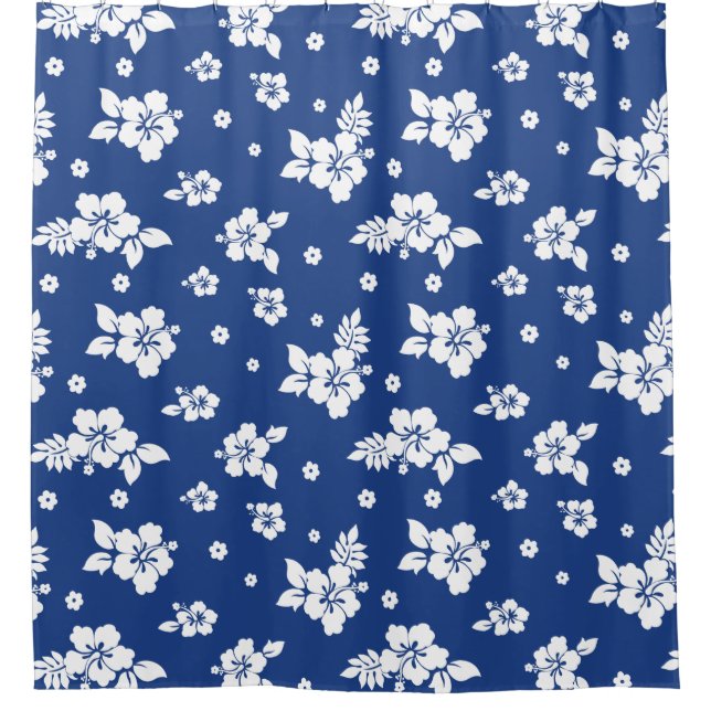 Aloha Blue Classic Hawaiian Seamless Pattern (Front)