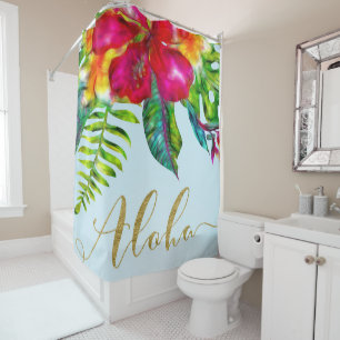 Aloha Bright Electric Pop Tropical Floral