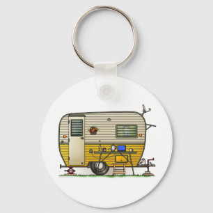 Aloha Camper Trailer Keychain