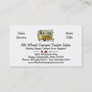 Aloha Camper Trailer M Business Card