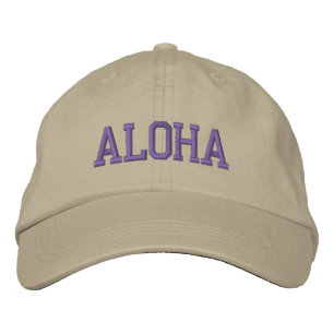 ALOHA Cap (Khaki w/Dark Teal)
