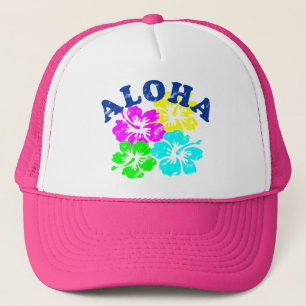 Aloha Casquette coloré Fleurs hawaïennes   Cadeau 