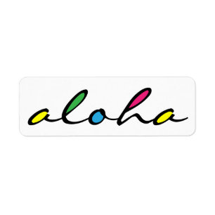 ALOHA colourful