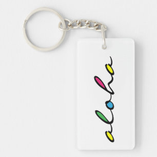 ALOHA colourful Keychain