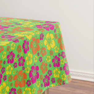 Aloha Cute Hawaiian 1st Birthday Party Theme Tablecloth