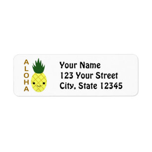 Aloha Cute Kawaii Pineapple
