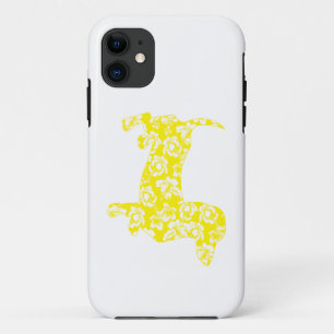 Aloha Dachshund Yellow iPhone 11 Case