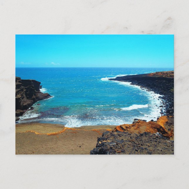 Aloha de Green Sands Beach Hawaii carte postale (Devant)