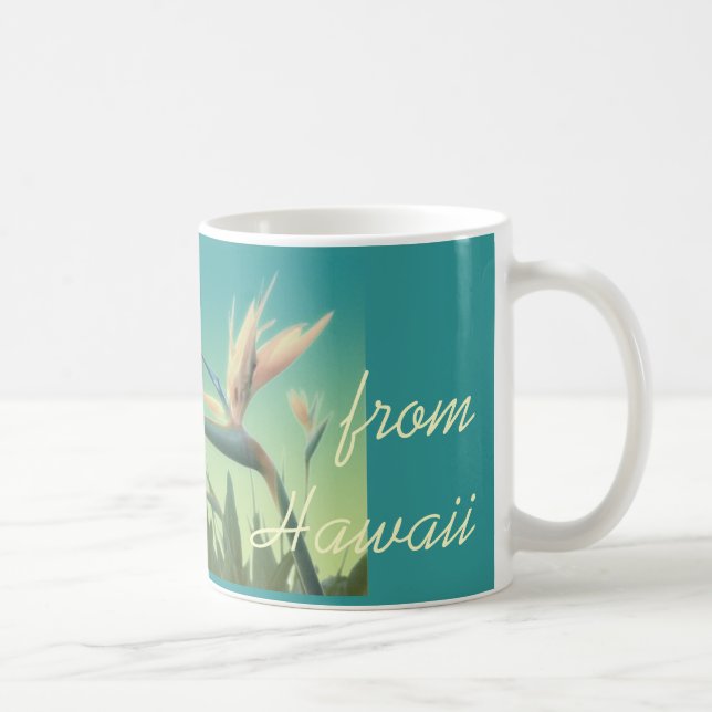 Aloha de l'oiseau d'Hawaï de la tasse de paradis (Droite)