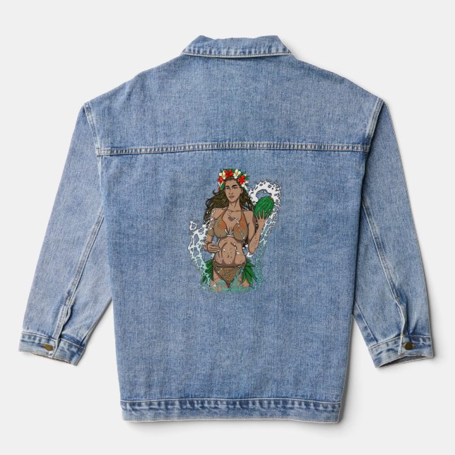 Aloha Denim Jacket (Back)