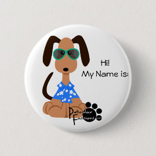 Aloha Deojee Name Badge 2 Inch Round Button