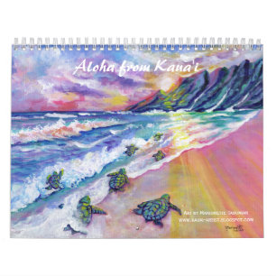 Aloha du calendrier Kauai Hawaii