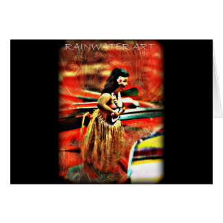 Aloha fille de danse polynésienne