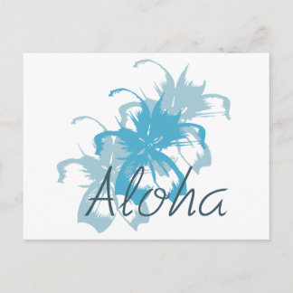 Aloha Floral Postcard