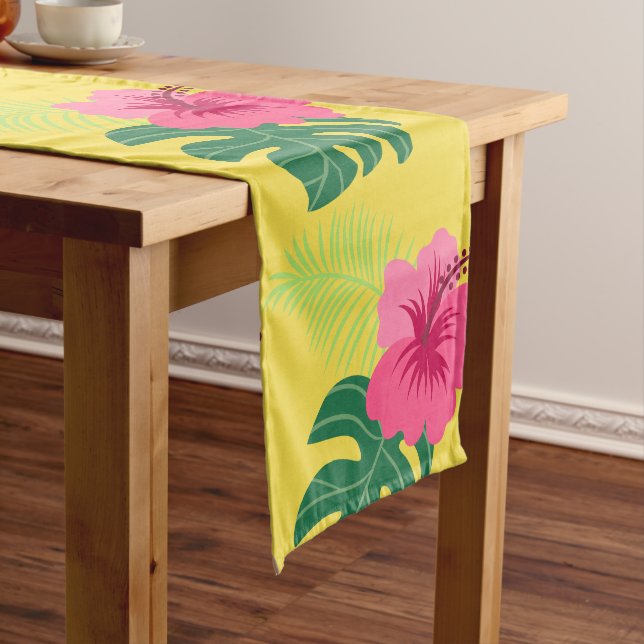 Aloha Flowers Medium Table Runner (In Situ)