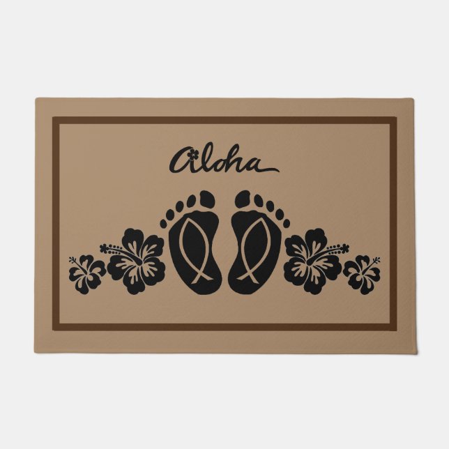 Aloha Footprint Floor Mat (Front)