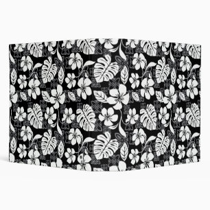 ALOHA FRIDAY (BLACK & GRAY) 3 RING BINDER