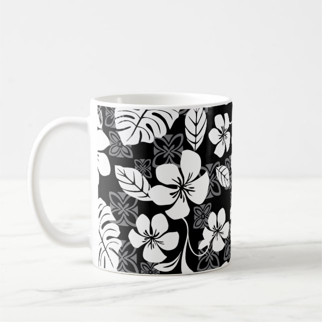 ALOHA FRIDAY (BLACK & GRAY) COFFEE MUG (Left)