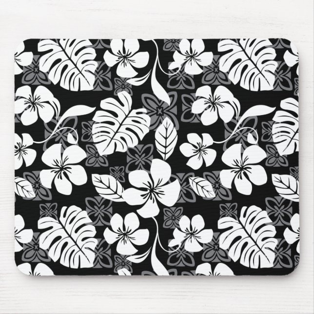 ALOHA FRIDAY (BLACK & GRAY) MOUSE PAD (Front)