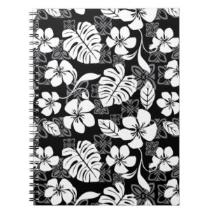 ALOHA FRIDAY (BLACK & GRAY) NOTEBOOK