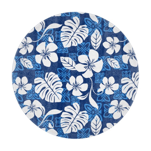 ALOHA FRIDAY (BLUE) CUTTING BOARD (Front)