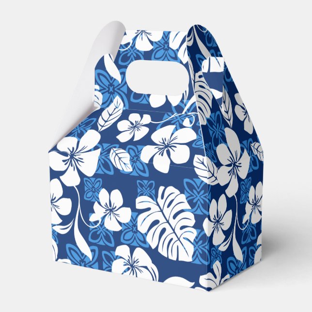 ALOHA FRIDAY (BLUE) FAVOR BOX (Front Side)