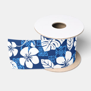 ALOHA FRIDAY (BLUE) SATIN RIBBON