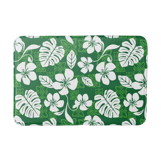 ALOHA FRIDAY (GREEN) BATH MAT (Front)